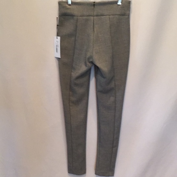Houndstooth Skinny Zip Pants High Rise NWT - Picture 6 of 8